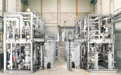 Two hydrogen purification and drying units have been successfully shipped